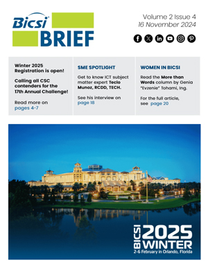 BICSI Brief V2 I4 November 2024